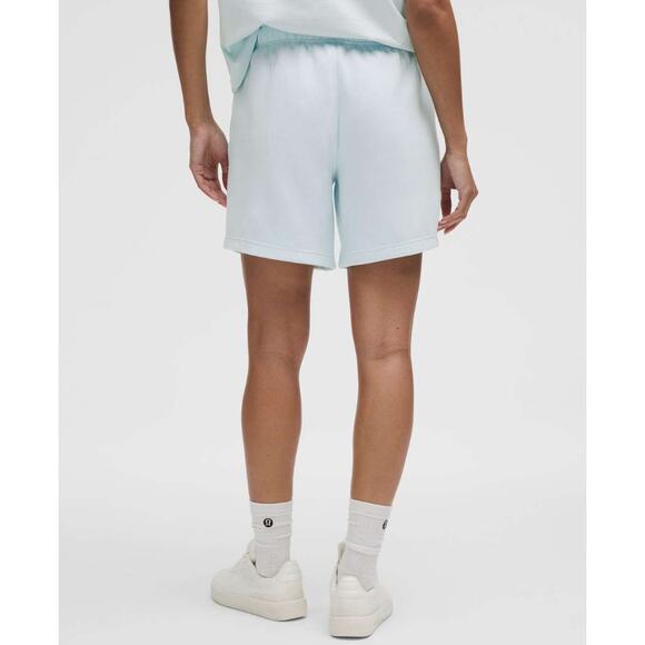 (L) NWT $88 Lululemon Scuba Mid-Rise Oversized Short 7" *Graphic Mint Breeze - Picture 5 of 5